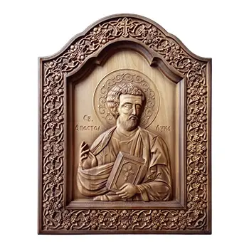 Ikona Sveti Luka duborez 26x32cm