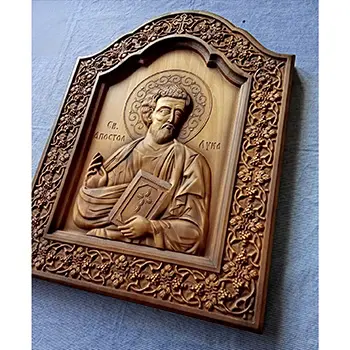 Ikona Sveti Luka duborez 26x32cm-3