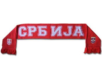 Navijački šal reprezentacije Srbije - crveni