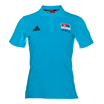 Peak ženska svetlo plava polo majica košarkaške reprezentacije Srbije