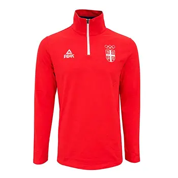 Peak olimpijska majica dugih rukava - crvena