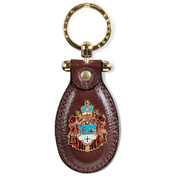 Leather keyring 