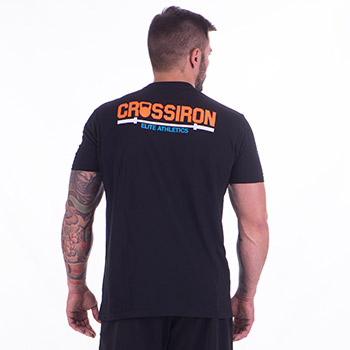 Crna majica za trening Crossiron Srbija-3