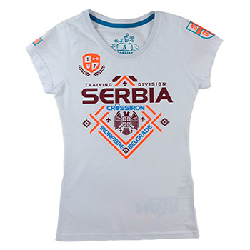 Ženska majica za trening Crossiron Srbija
