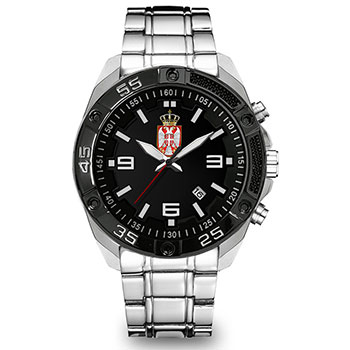 Wristwatch Serbian emblem with crown M293