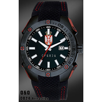 Wristwatch Serbian emblem DB24 (Attractive)