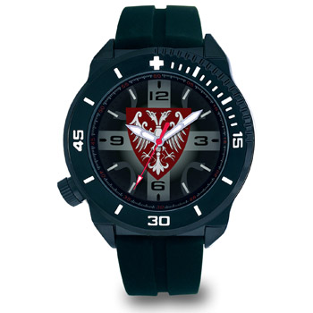 Ručni sat Grb Nemanjića sa crvenim štitom DF02