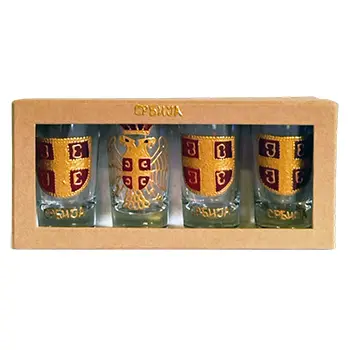 Set 4 čašice za rakiju 