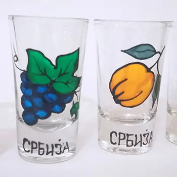 Set 4 čašice za rakiju 