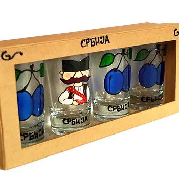 Set 4 čašice za rakiju 