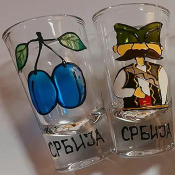 Set 4 čašice za rakiju 
