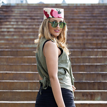 Red-pink camouflage shajka-1