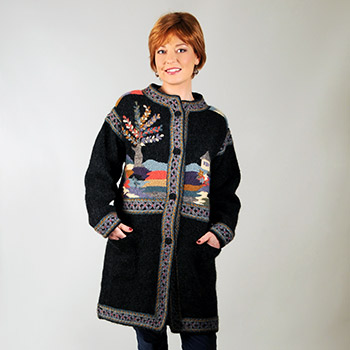 Vunena ženska jakna 3358