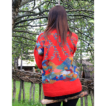 Woolen female jacket 3652-1