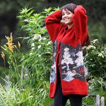 Woolen female jacket 3950