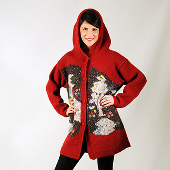 Woolen female jacket 3950-1