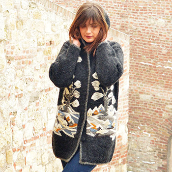 Вунена женска јакна 4486