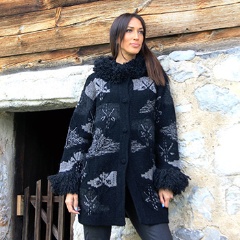 Vunena ženska jakna 4518