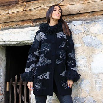 Vunena ženska jakna 4518-1