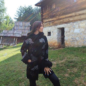 Vunena ženska jakna 4518-3