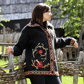 Vunena ženska jakna 4564