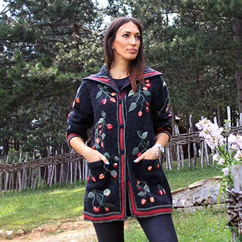 Вунена женска јакна 4597