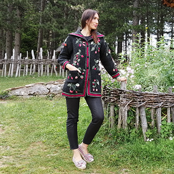 Вунена женска јакна 4597-2