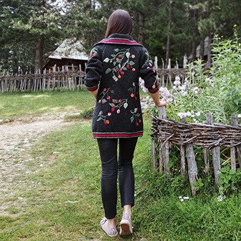 Вунена женска јакна 4597-3