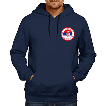 Teget sweater with hoodie 