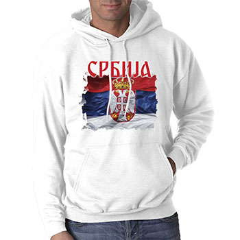 White sweater with hoodie 