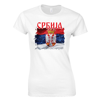 Bela ženska majica 