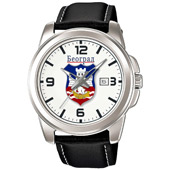 Ručni sat CASIO Grb Beograda (beli) MTP-1314L