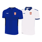Capelli Sport set home + away jersey replica of the Serbian football team 2025/26