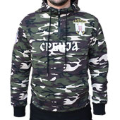 Duks Srbija sa kapuljačom maskirni