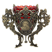 Kandilo kovano patina