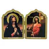 Diptih Gospod Isus Hrist - Presveta Bogorodica 13,5x20,5cm