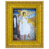 Ikona Beli Anđeo pozlaćena 28x23cm