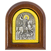 Ikona Sveti Đorđe pozlaćena 11x9cm