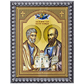 Ikona Sveti apostoli Petar i Pavle 15,5x12cm