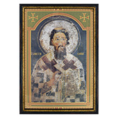 Ikona Sveti Sava 33x23cm uramljena