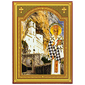 Ikona Sveti Vasilije Ostroški 14x10,5cm