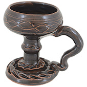 Ceramic rustic censer