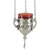 Зидно метално кандило 14x8цм