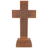 Tradicionalni pravoslavni krst od drveta 24x12cm