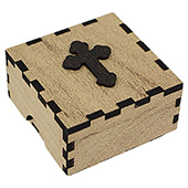 Kutija za kosu sa krštenja 4,5x4,5cm
