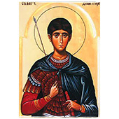 Magnet - Ikona Sveti Dimitrije 9x6,5cm