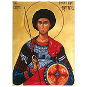 Magnet - Ikona Sveti Đorđe - Đurđic 9x6,5cm