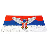 Peškir Srbija grb 140x70cm
