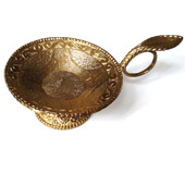 Metalic gilded censer