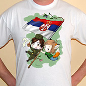Majica Voli svoju zemlju Srbiju